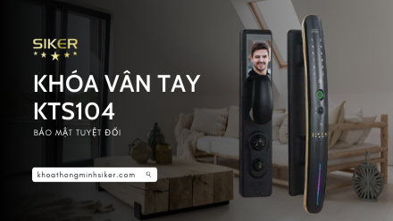 KHÓA VÂN TAY KTS104 BẢO MẬT TUYỆT ĐỐI