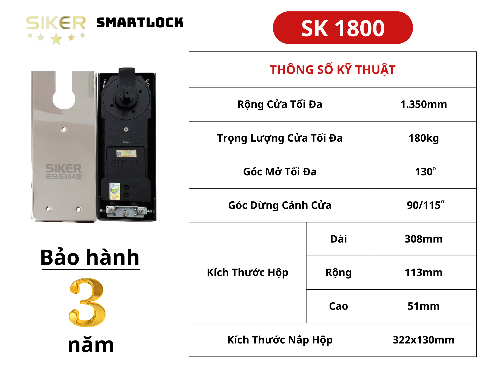 BẢN LỀ SÀN _ SK 1800