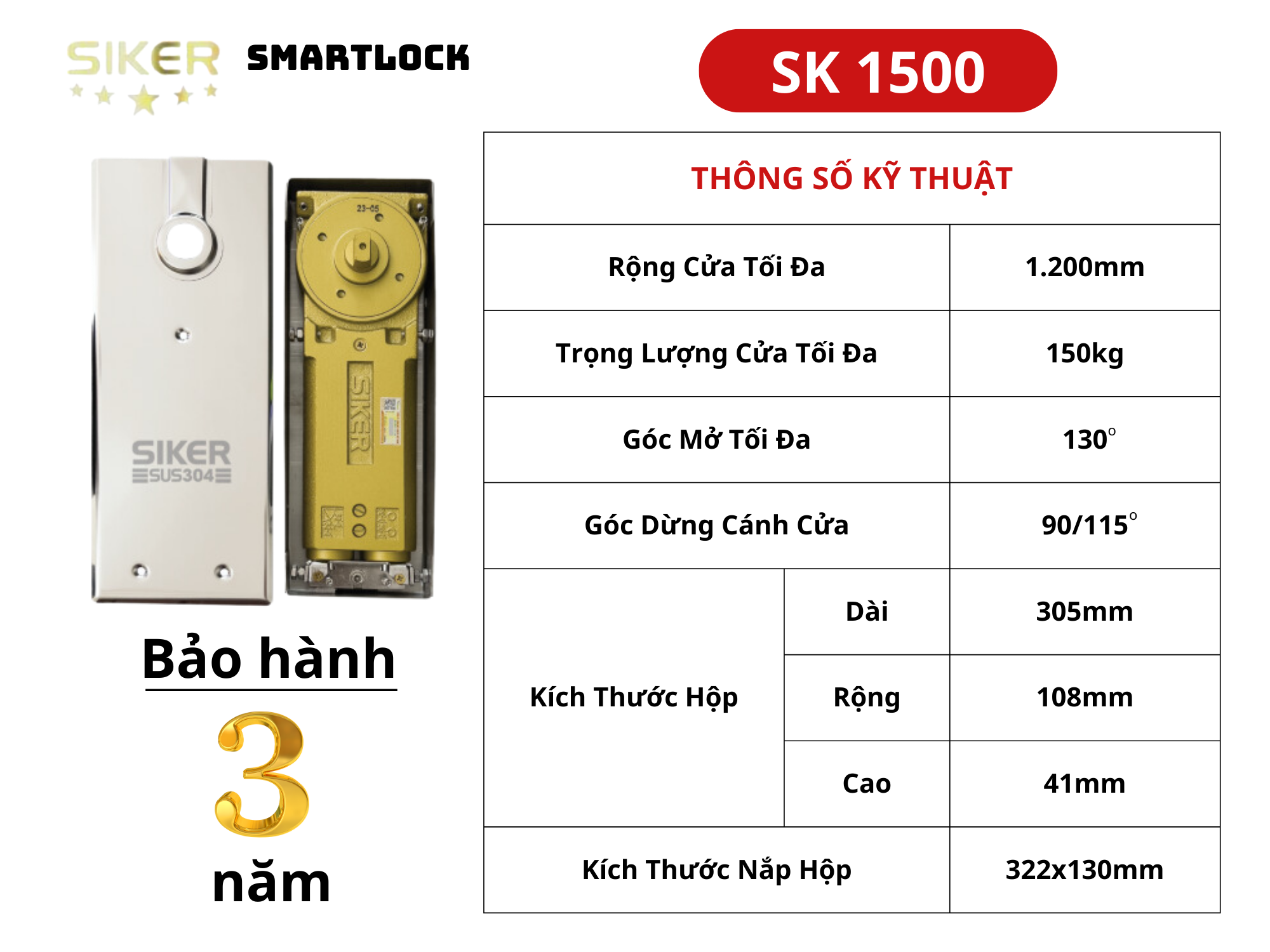 BẢN LỀ SÀN _ SK 1500