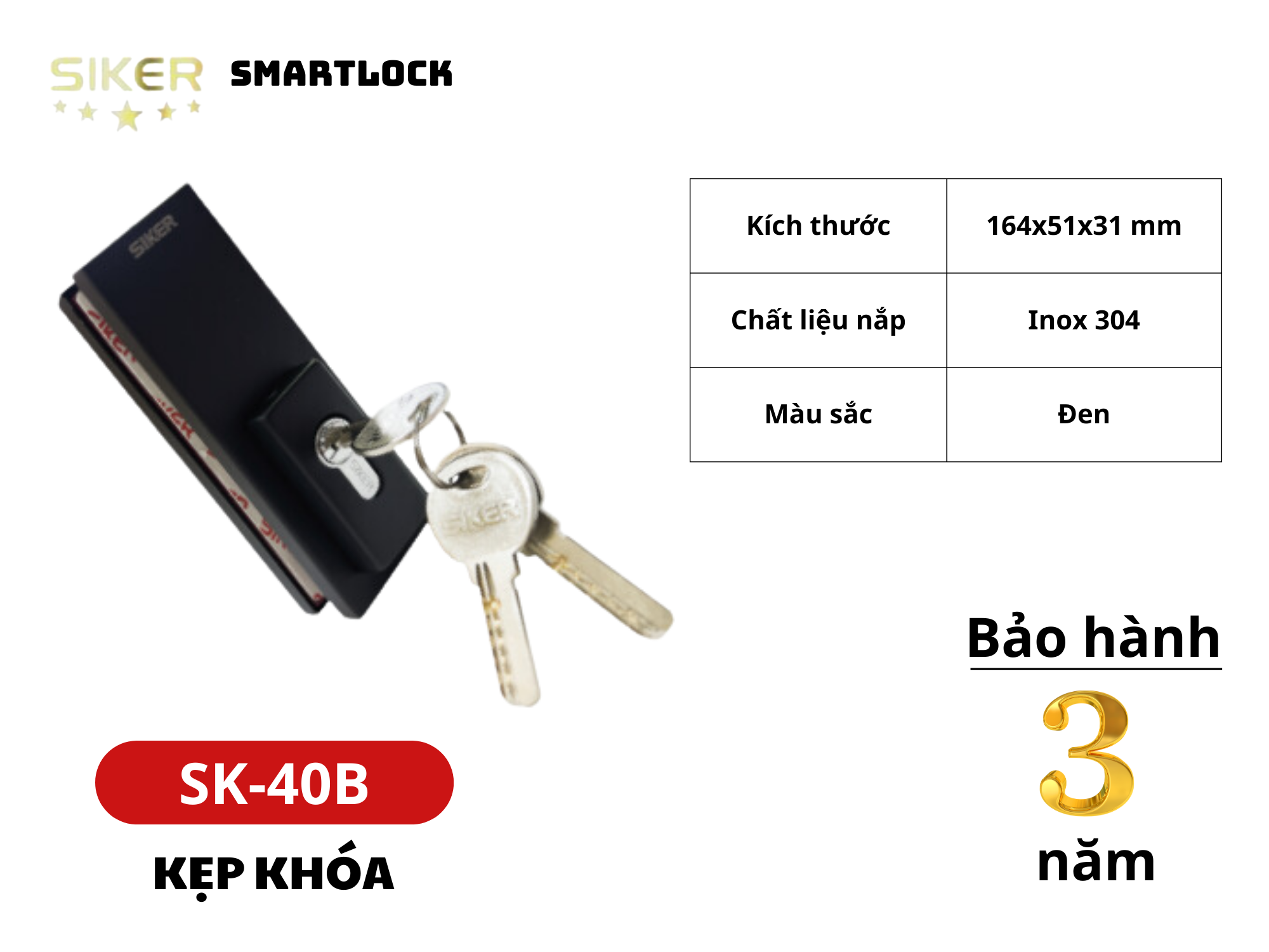 KẸP KHÓA _ SK-40B