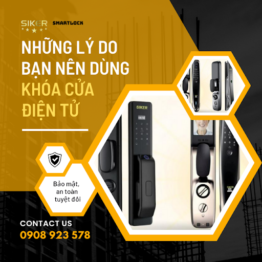 Những lý do bạn nên dùng khóa cửa điện tử